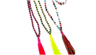 shipping free 50 pieces of necklaces tassels crystal bead long strand